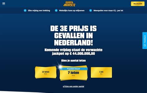 eurojackpot nl|mijn eurojackpot inloggen.